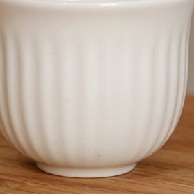 تصویر شات اسپرسو چینی زرین سفید ساده (یک عددی) - فنجان اسپرسو - فنجان قهوه - اسپرسو مهران 