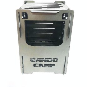 تصویر جعبه آتش زنه فایر باکس تاشو هیزمی خندان گاندو کمپ Gando Camp Smiling 