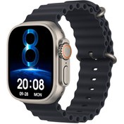 تصویر ساعت هوشمند T900 Ultra3 با بدنه آلومینیومی و بند سیلیکونی 