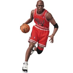 تصویر اکشن فیگور مایکل جردن ۱۸ سانت از تیم شیکاگو بولز مافکس 