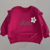 تصویر بلوز بچگانه طرح بابونه پنبه دونخ دخترانه کد ۱۲۷۳ 