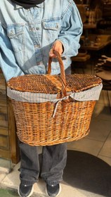 تصویر سبد پیکنیک مروار - کلبه ای 