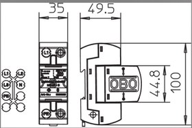 تصویر سرج ارستر OBO مدل MC 50-B VDE 