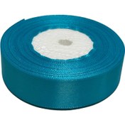 تصویر روبان ساتن رنگی - کد2 - آبی روبان از جنس ساتن در 8 رنگ مختلف فروش به صورت رولی طول هر رول 33 متر در 2 سایز (عرض 1 سانتی‌متر و 2.5 سانتی‌متر)