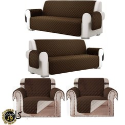 تصویر کاور مبلمان هشت نفره مدل سه لایه کد 50-160-8 