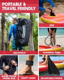 تصویر پدل برد BIGFLY مدل TROPICAL ORANGE 