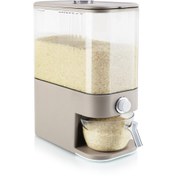 تصویر جا برنجی استوانه ای هوم کت مدل لیان دکمه دار 