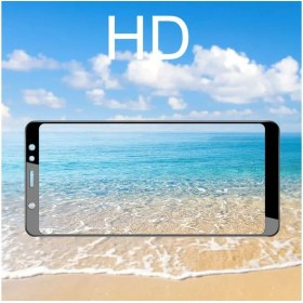 تصویر محافظ صفحه نمایش (گلس) تمام صفحه سامسونگ A6 Samsung A6 Full Glass screensaver Black