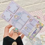 تصویر استیک نوت فانتزی طرح دختر 