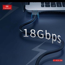 تصویر کابل 3 متری HDMI مدل ET-W24 EARLDOM 