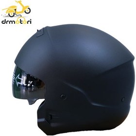 تصویر کلاه کاسکت برند MA2 مدل خلبان جنگنده فک جدا شونده 