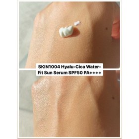 تصویر ضدآفتاب سنتلا اسکین ۱۰۰۴ -۵۰ میل ++++Skin1004 Madagascar Centella Hyalu-Cica Water-Fit Sun Serum SPF50+ PA