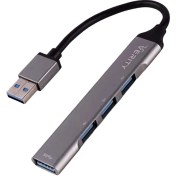 تصویر هاب 4 پورت USB3 برند VERITY مدل 409 (طول کابل 10 سانتی متر) 