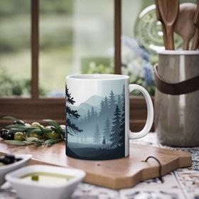 تصویر ماگ "جنگل مه‌آلود" کد: 2002 