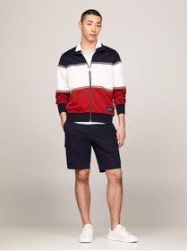 تصویر سویشرت مردانه تامی هیلفیگر اورجینال طلایی Tommy Hilfiger MW0MW355520A4 