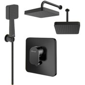 تصویر شیر توکار حمام‌ شودر تیپ‌‌ 3 دیواری ABS تاین 