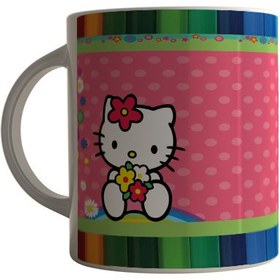 تصویر ماگ چاپلینو طرح کودکانه Hello Kitty سلام کیتی – M214 Chaplino mug children's design SpongeBob