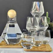 تصویر تنگ و لیوان شش ضلعی وارداتی مدل VT11 