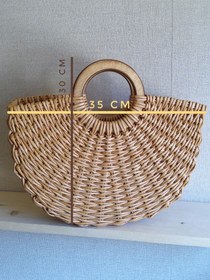 تصویر کیف حصیری راح 