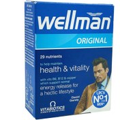 تصویر قرص ول من ویتابیوتیکس اصل و اورجینال انگلیس مخصوص آقایان Wellman