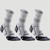 تصویر جوراب تنیس ساق بلند آرتنگو RS900 پک سه تایی – سفید مشکی ا Artengo RS900, High-Rise Sports Socks, 3-Pack white Artengo RS900, High-Rise Sports Socks, 3-Pack white