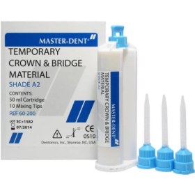 تصویر کامپوزیت روکش موقت مستردنت MasterDent Master Dent Temp. C&B Material