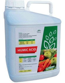 تصویر هیومیک اسید 5 لیتری رویش زیست فناور سبز Humic acid 5 L