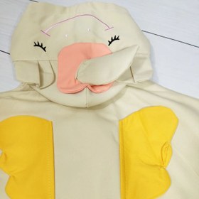 تصویر کت یونیکورن بچگانه 178 - کرم / سایز S Children's unicorn coat