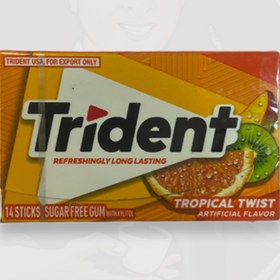 تصویر ادامس تریدنت پرتغال کیوی trident