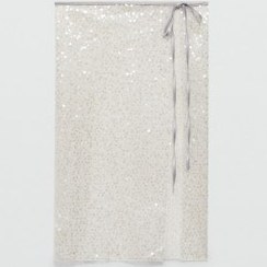 تصویر پاریو پولک دوزی شده زنانه خاکستری یخی منگو 