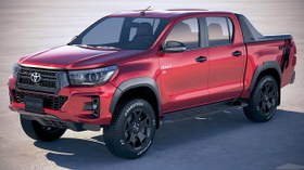 تصویر طلق چراغ جلو تویوتا هایلوکس ریوو کابین بلند VTOYOTA HILUX Revo 2016-2020 