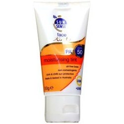 تصویر کرم ضدآفتاب آبرسان رنگی سان سنس SPF Sunsense Face Tinted SPF50 Ego