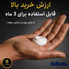 تصویر فوم اصلاح کلاسیک ژیلت مدل ORIGINAL SCENT حجم 200 میل ا Gillette classic shaving foam ORIGINAL SCENT model volume 200 ml Gillette classic shaving foam ORIGINAL SCENT model volume 200 ml