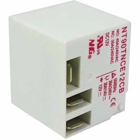 تصویر رله کولری 12V-30A فیش خور مدل NT90TNCE12CB اصلی 