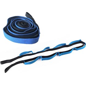 تصویر کمربند یوگا مدل 10 حلقه کششی YogaStrap-10 Loop 