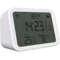 تصویر ساعت رو میزی هوشمند پرودو مدل PD-LSTHSR Porodo WiFi Smart Clock - Ambience Sensor PD-LSTHSR