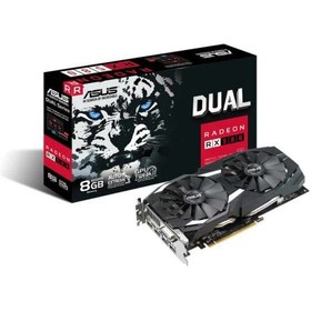 تصویر کارت گرافیک استوک (با جعبه) ایسوس Asus Rx 580 dual O8G 