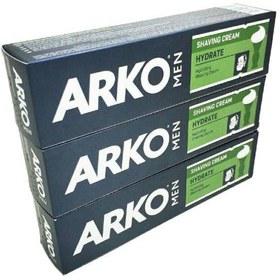 تصویر خمیر اصلاح آرکو من مدل Hydrate حجم 94ml Arko men Hydrate shaving cream-94ml