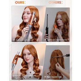 تصویر دستگاه فرکننده مو اتوماتیک چرخشی مدل Gloss Pro سنگاپور - مدل 25 میلی‌متر Hair Gloss Pro Automatic Rotating Hair Curler