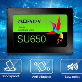 تصویر هارد‌ دیسک SSD اینترنال ای دیتا ظرفیت 512 گیگابایت مدل ADATA SU650 Ultimate 512GB ا ADATA SU650 Ultimate 512GB SSD Drive ADATA SU650 Ultimate 512GB SSD Drive