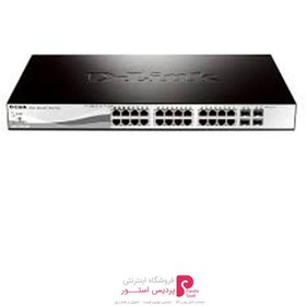 تصویر سوئیچ 28 پورت دی لینک مدل DGS-1210-28P D-Link DGS-1210 28-Ports PoE with 4 Gigabit SFP ports Gigabit Smart Switch