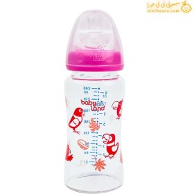 تصویر شیشه شیر بیبی لند مدل 373 ظرفیت ۲۴۰ میلی لیتر پیرکس 