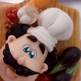 تصویر مگنت یخچالی خمیری مگنت رو یخچالی