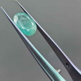 تصویر زمرد بیضی کد 37254 