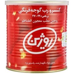 تصویر کنسرو رب گوجه فرنگی روژین 800 گرمی Rojin Tomato Paste Canned 800g