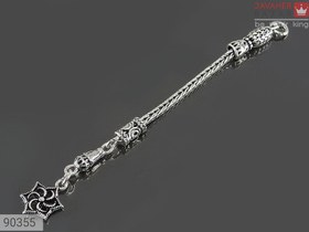 تصویر کرکوش نقره طرح ستاره کد 90355 