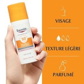 تصویر ضد آفتاب فلوئیدی و ضد لک PIGMENT CONTROL اوسرین +SPF50 EUCERIN PIGMENT CONTROL SUN FLUDE SPF50+ 50 ML