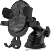 تصویر هولدر موبایل داخل خودرو با قابلیت نصب دوگانه ایکس او XO C60 Car Holder Vehicle Suction Cup Air Outlet Bracket 