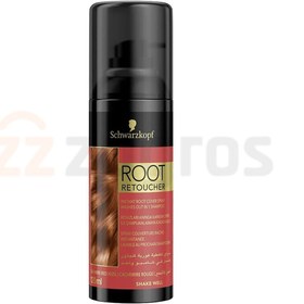 تصویر روت ریتاچر اسپری رنگ مو موقت 120 میل SCHWARZKOPF Root Reatoucher رنگ CASHMERE RED 