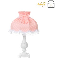 تصویر آباژور رومیزی یاس مدل HW کلاهک کاملیا 